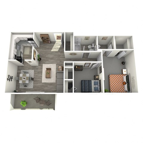 Two bed 1.5 bath apartment in parma ohio